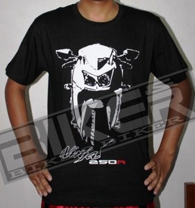 Jual Kaos Biker, “Bike & Biker” Spesial Kawasaki Ninja 250R