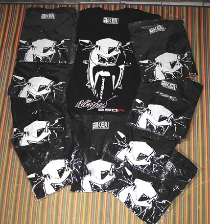 Jual Kaos Biker, “Bike & Biker” Spesial Kawasaki Ninja 250R r