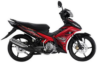Jual Striping Motor Yamaha Jupiter MX 135 2011 contoh merah