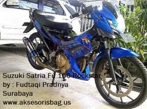 Suzuki Satria Fu 150 Rockstar Biru c