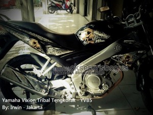 Yamaha Vixion 150 Tribal Tengkorak