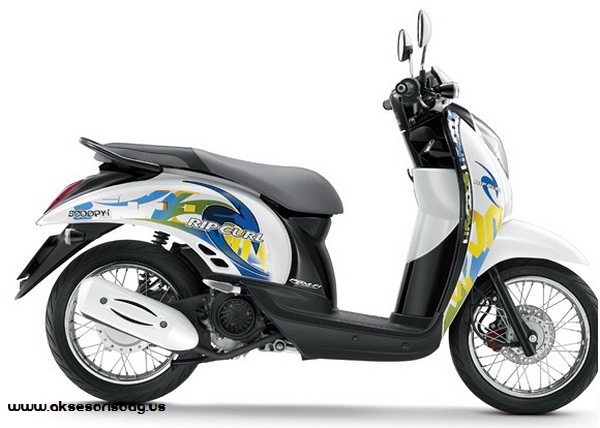 Detail Warna Honda Scoopy-i Ripcurl Thailand o