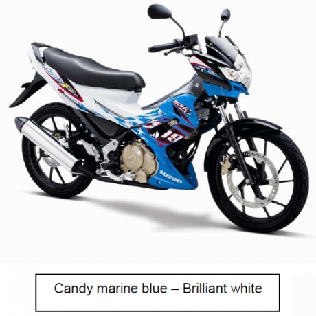 Suzuki Satria Fu 150: Warna dan Striping terbaru Mei 2012 b