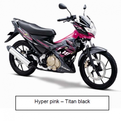 Suzuki Satria Fu 150: Warna dan Striping terbaru Mei 2012 p