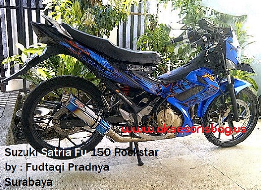 Jual Striping Motor Suzuki Satria Fu 150 Rockstar Energy cbb