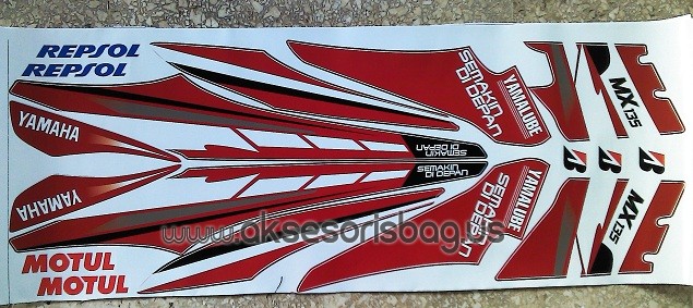 Jual Striping Motor Yamaha Jupiter MX Special 50th World GP Anniversary (Premium Design) m
