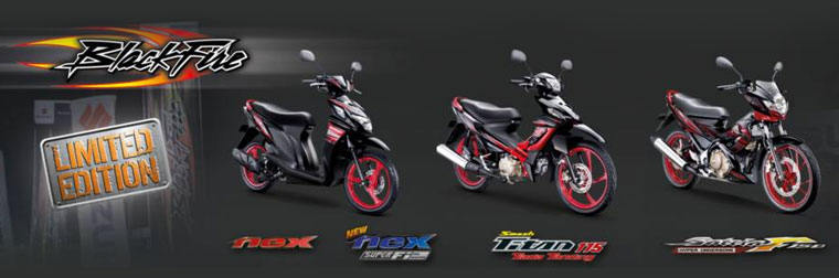 Jual Striping Motor Suzuki Satria Fu 150 BlackFire Limited Edition 2013 3