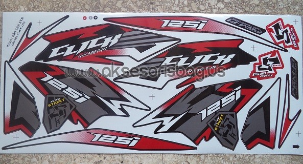 Jual Striping Motor Honda Click 125i Street Thailand mh