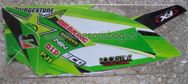 Jual Striping Motor Kawasaki KLX 150 Rockstar FX Special hj