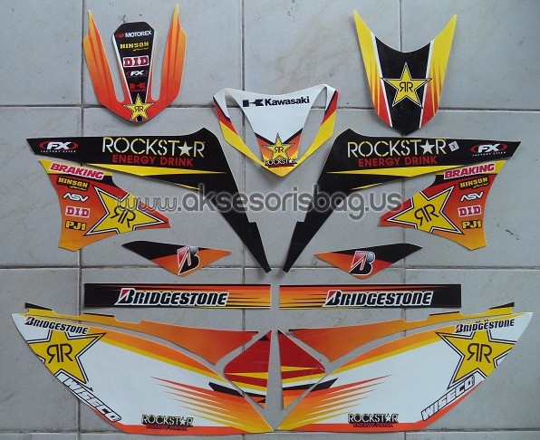 Jual Striping Motor Kawasaki KLX 150 Rockstar FX Special e