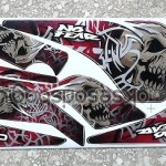 Jual Striping Motor Yamaha Byson 150 motif Tribal Tengkorak m