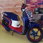 Honda Scoopy FI Denim Edition : Fashion Retro s