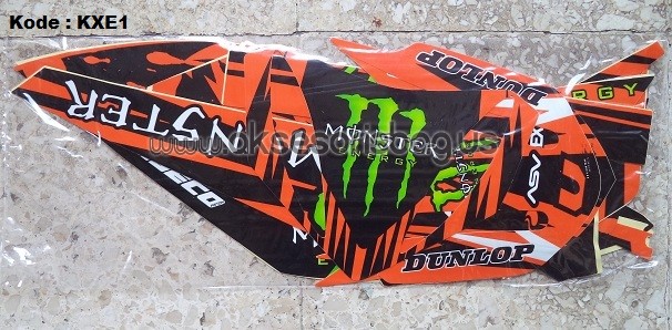Jual Striping Motor Kawasaki KLX 150 Monster Energy FX o
