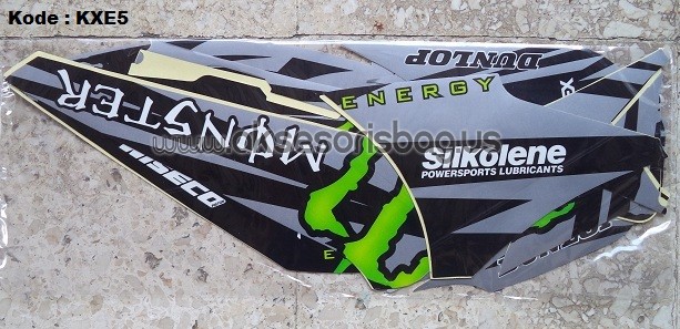 Jual Striping Motor Kawasaki KLX 150 Monster Energy FX a
