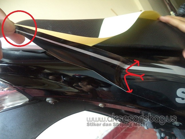 Tutorial : Cara Pasang Striping Pabrikan a