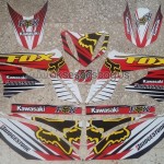 Jual Striping Motor Kawasaki KLX 150 Fox New m