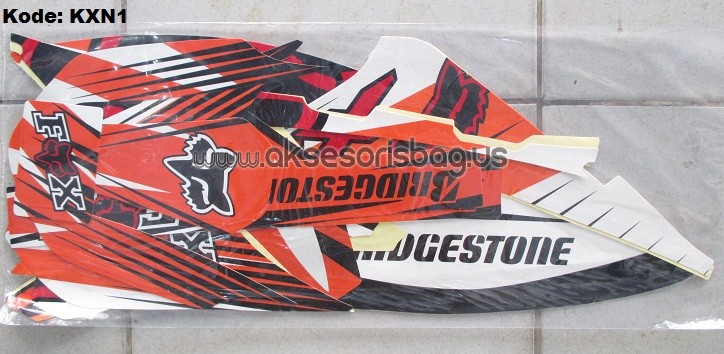 Jual Striping Motor Kawasaki KLX 150 Fox 2014 o