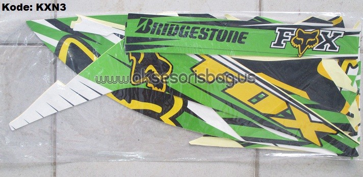 Jual Striping Motor Kawasaki KLX 150 Fox 2014 h