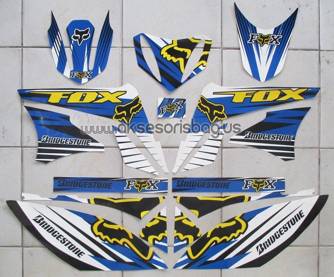 Jual Striping Motor Kawasaki KLX 150 Fox 2014 ee
