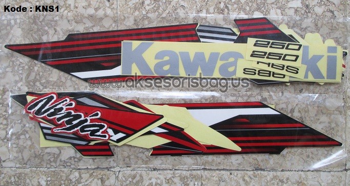 Jual Striping Motor Kawasaki Ninja 250RR Mono 2014 m