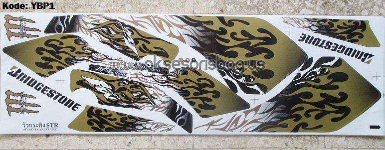 Jual Striping Motor Yamaha Byson Flame (Api) g
