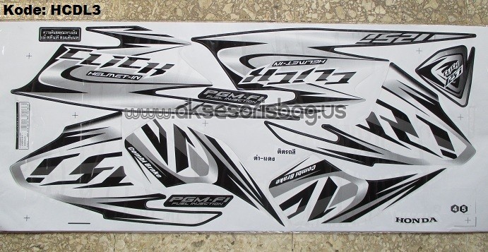 Jual Striping Motor Honda Click 125i CBS ISS SE Thailand 2012 p