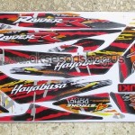 Jual Striping Motor Suzuki Satria Fu150 motif Army Hayabusa m