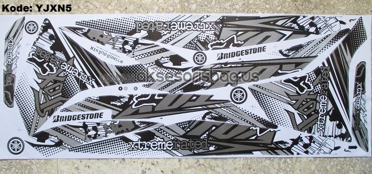 Jual Striping Motor Yamaha Jupiter MX 135 Fox XtremeRated a