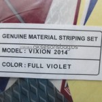 Jual Striping Motor Yamaha Vixion Lightning 150 Tahun 2014 o