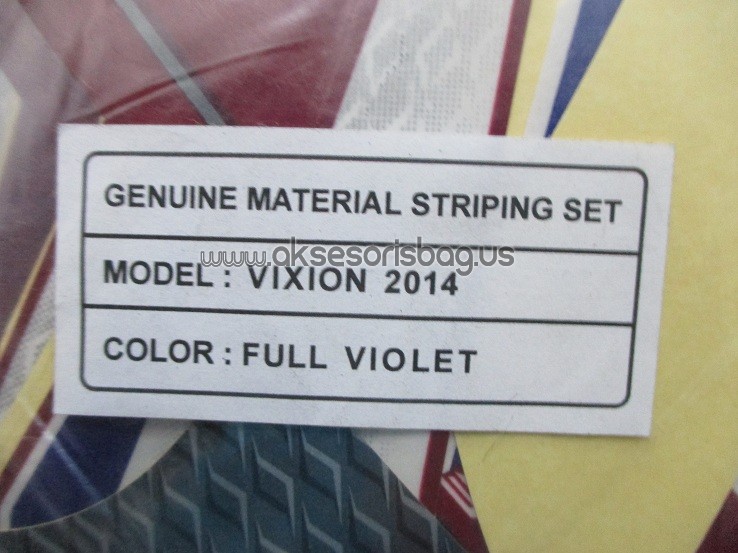 Jual Striping Motor Yamaha Vixion Lightning 150 Tahun 2014 o