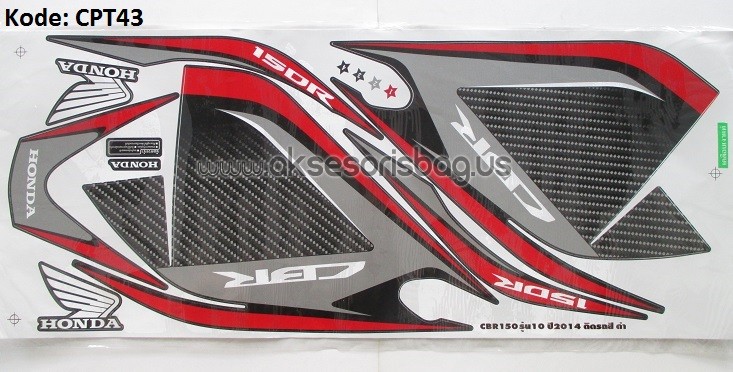 Jual Striping Motor Honda CBR150R Thailand 2014 ds