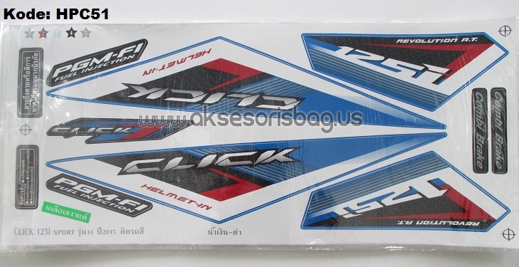 Jual Striping Motor Honda Click/Vario 125i eSP 2015 Thailand b